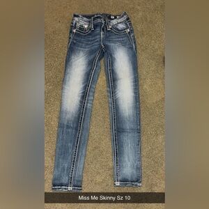 Girls Miss Me Skinny Size 10